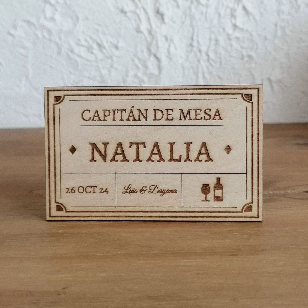 Tarjeta Capitán de mesa